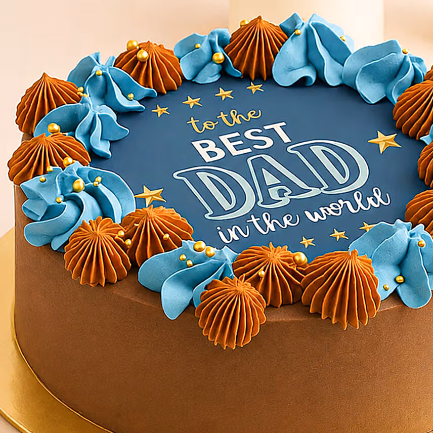 Happy Fathers Day Chocolate Cake