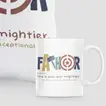 Mightier Dad Cushion and Mug Set - Perfect Gift for Super Dads