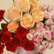 Sweetheart Floral Surprise Box: Elegant Roses & Carnations - With Topper