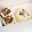 Flork Meme Birthday Bento Cake Box with Chocolate Cupcakes