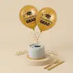 Small Graduation Cake and Balloons