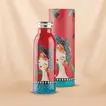 Stylish Le Pupazze Red Water Bottle 500ml - Eco-Friendly & Leak-Proof