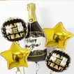 Champagne Happy New Year Decorations