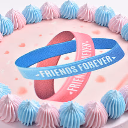 Friendship Vows Red Velvet Cake - Perfect for Cherishing Bonds