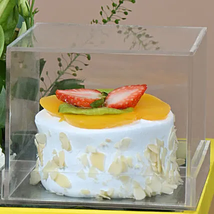 Gourmet Indulgence and Floral Delight Gift Box