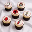 Celebratory Nurse Graduation Chocolate Cupcake Set - 6 Pieces