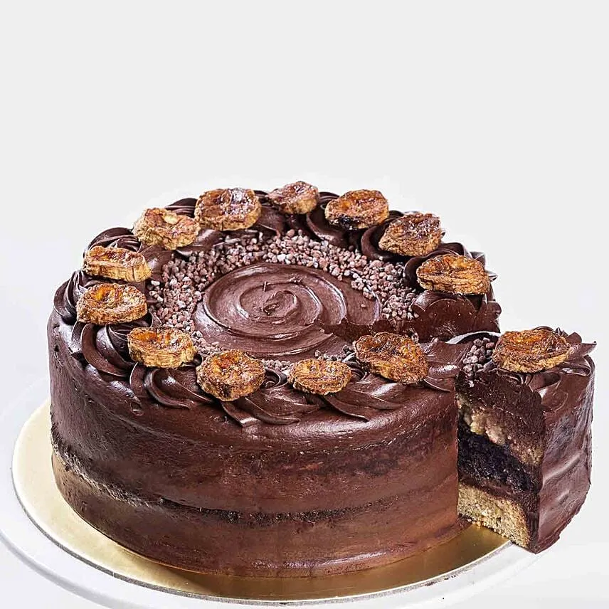 Roasted Chocolate Banana Cake 5 inches