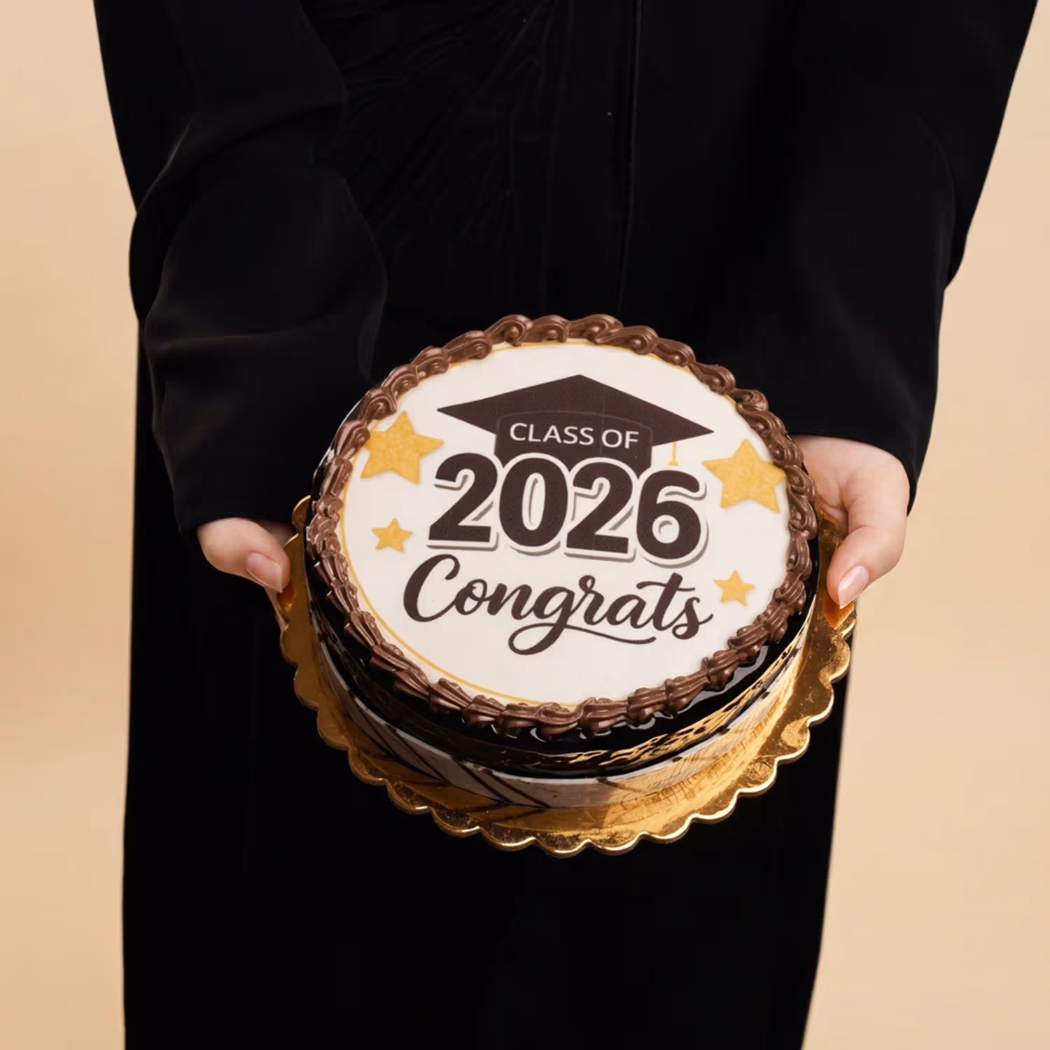 كيك التخرج مخصص بالسنة - 500 غرام