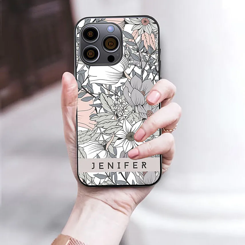Personalised Iphone Case With Floral Pattern