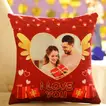 Flying Heart Personalised Cushion