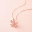Exquisite Sakura Blossom Pendant Necklace – Crafted in 925 Sterling Silver by Signature Jewelry
