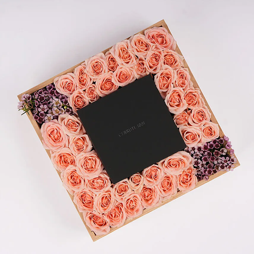 Cerruti 1881 Gold Plated valeria Bracelet GIft Tray for Her