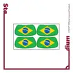 Brazil Fan Face Stickers - Official FIFA Licensed Product