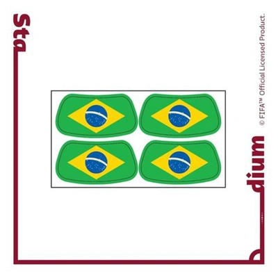 Brazil Fan Face Stickers - Official FIFA Licensed Product