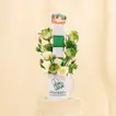 National Day Green & White Roses With Chocolates