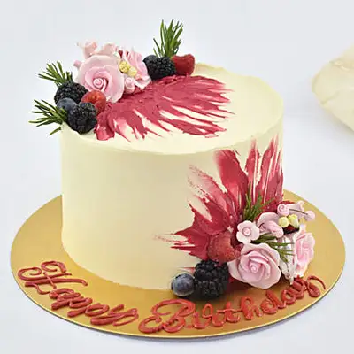 Elegant Birthday Surprise Designer Chocolate Cake