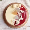 Festive Christmas Red Velvet Cake - Half Kg Delight