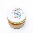 Elegant Thank You Vanilla Cupcakes - Set of 6