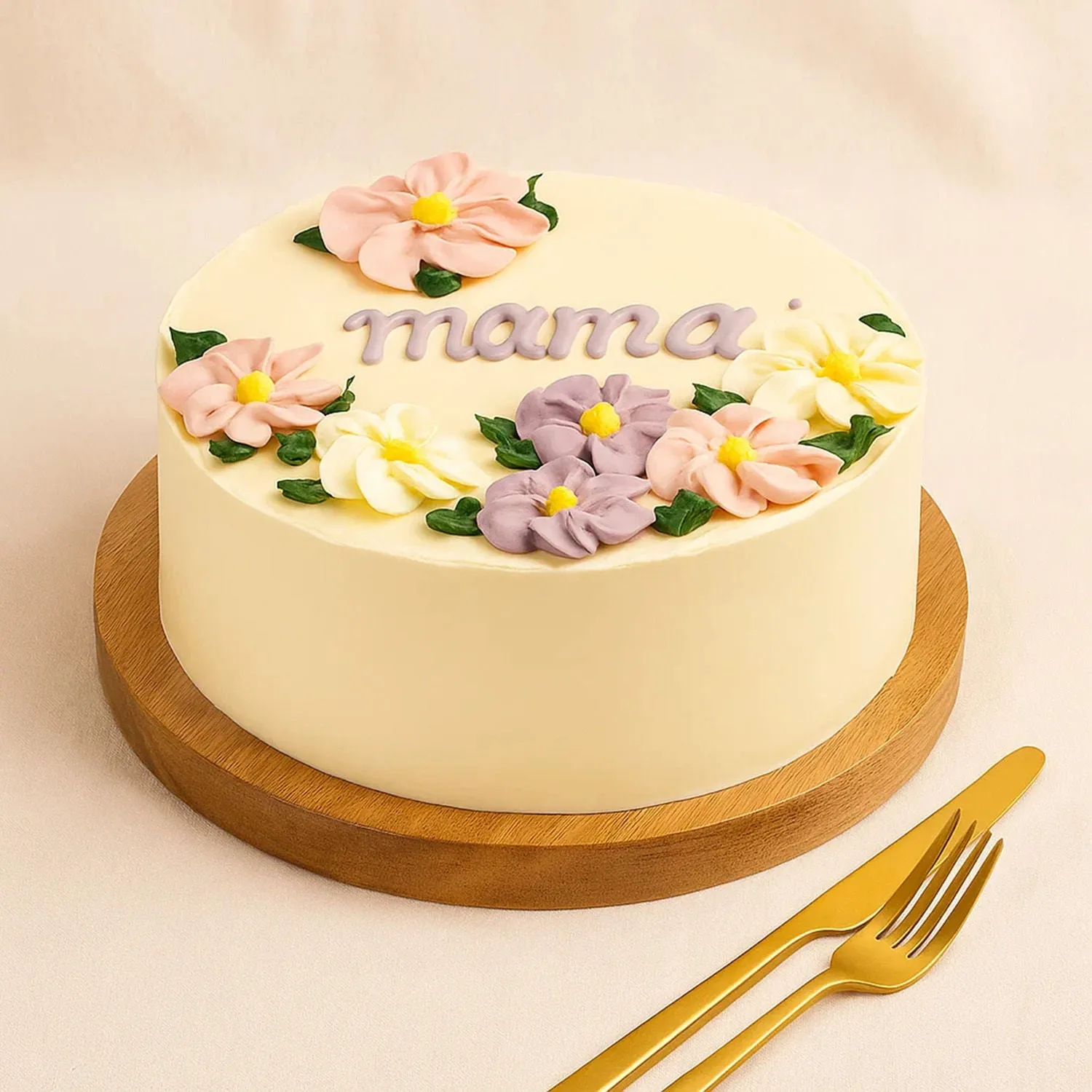 Mama Floral Delicious Cake - 1 Kg