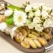 Luxurious Eid Floral Harmony with Mamoul Tray