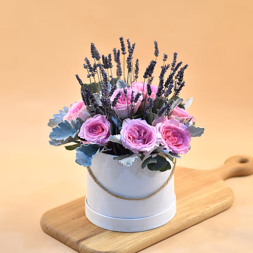 Exotic Flowers White Box