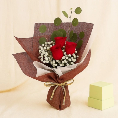 Darling Red Roses Bouquet