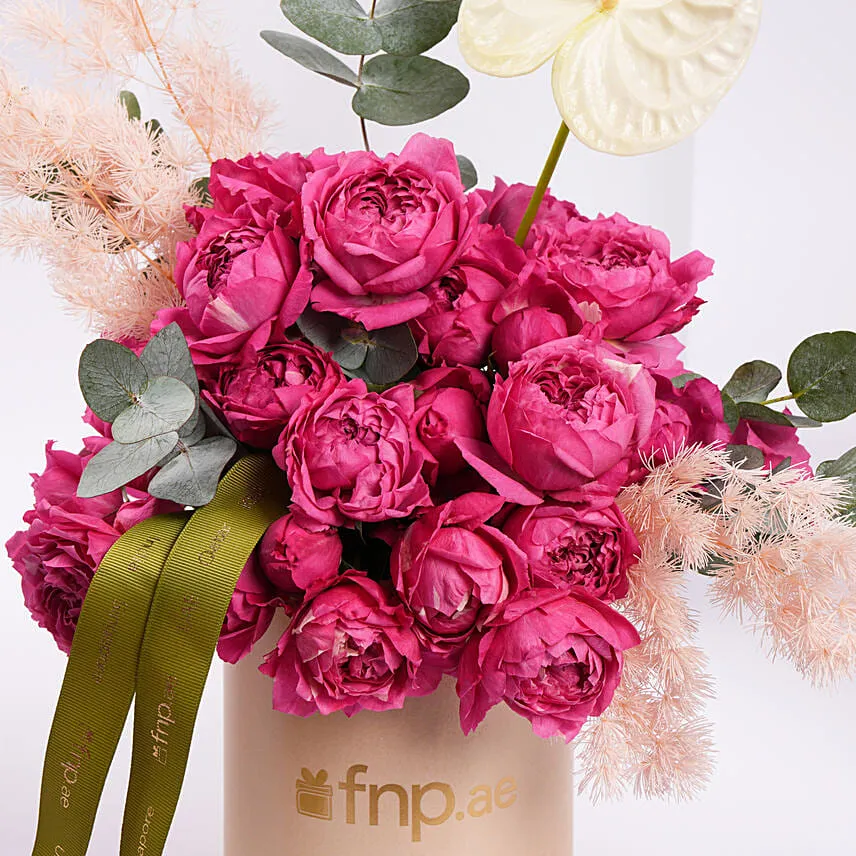 Pastel Rose Bloom Box