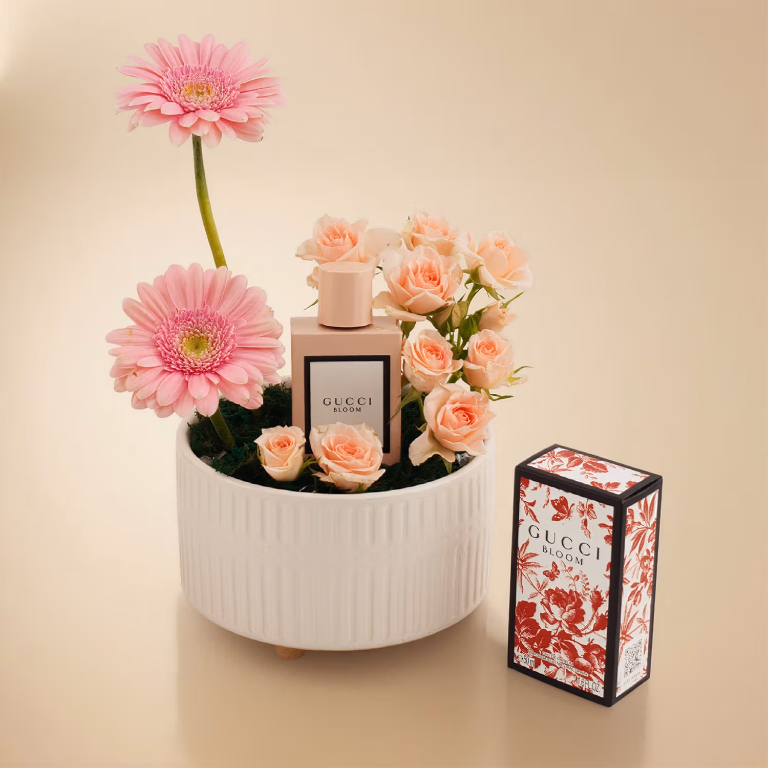 عطر غوتشي بلوم للنساء مع أصيص ورد راقي