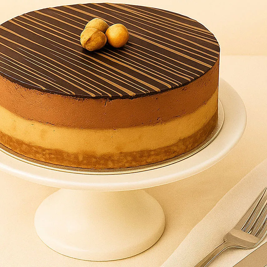 Hazelnut Praline Cake