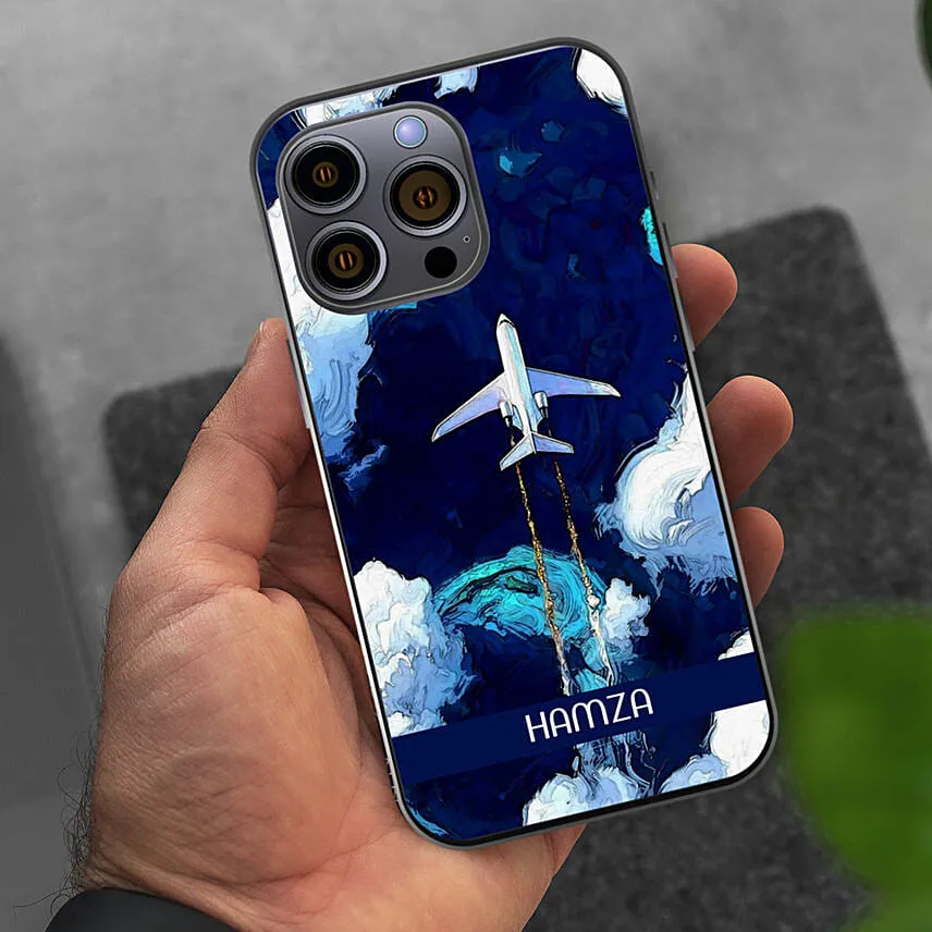Airplane Design Personalised Iphone 14 Plus Case