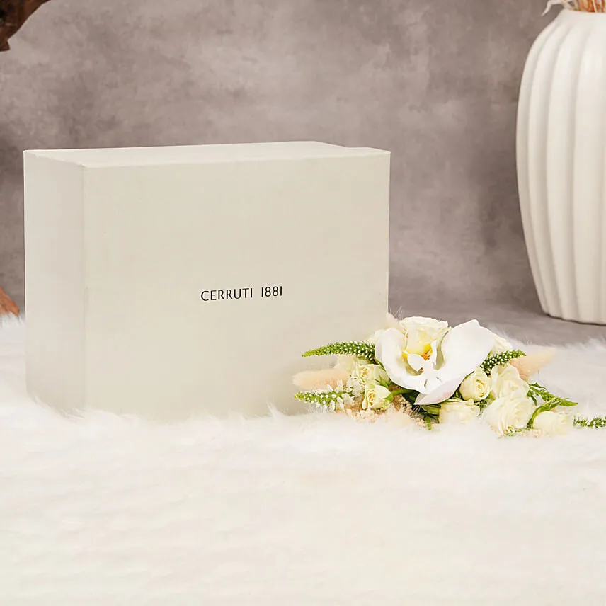 Pen and Bracelet By Cerruti 1881 with Flowers