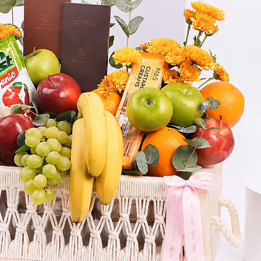 Sweetness Basket with Fruits