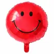 Cheerful Red Smiley Foil Balloon - Perfect for Parties!
