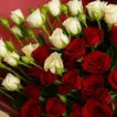 Red n White Spray Rose Bouquet