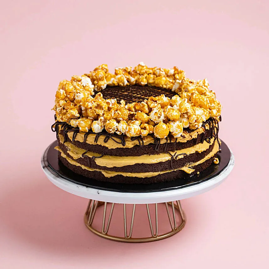 Salted Caramel Chocolate Popstar Cake
