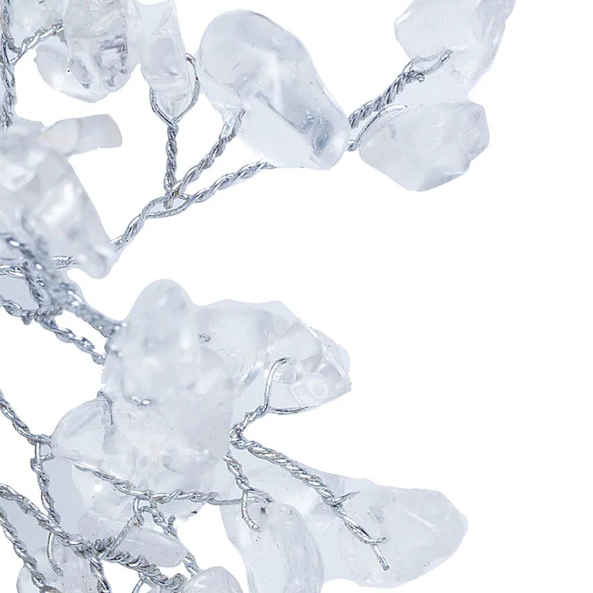 White Agate Stone Handcrafted Wishing Tree
