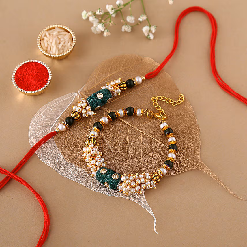 Sneh Enchanting Rakhis With Soan Papdi & Cashews