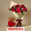 Promise of Love: Elegant 12 Red Roses - Bouquet