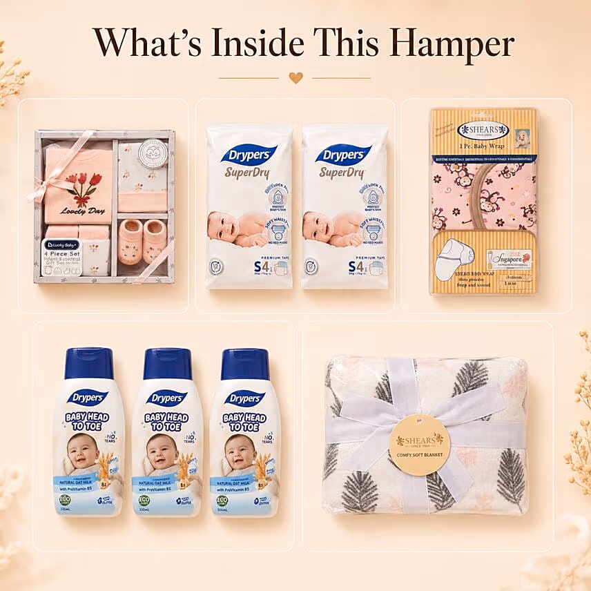 It's a Girl Baby Care Hamper