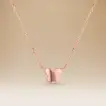 Joy Luster 18K Rose Gold Pendant with Diamonds