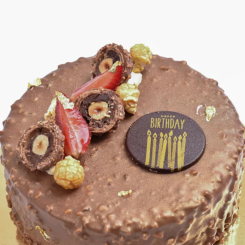 Birthday Yummy Rocher Cake 4 Portion