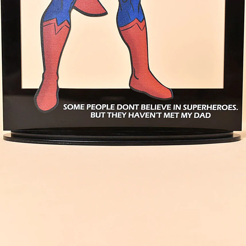 Capture Dad's Superpowers Caricature
