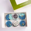 Delicious Chocolate 'I Love You Dad' Cupcakes - Set of 6