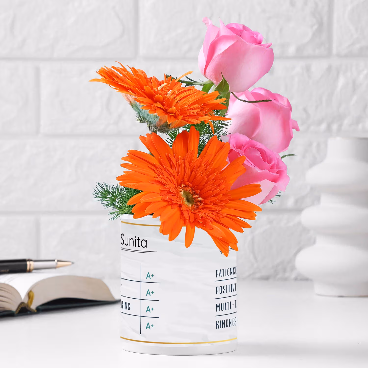 Teachers Day Score Card N Floral Blooms