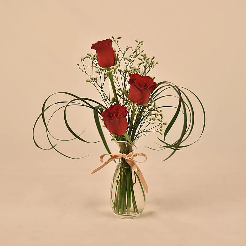 Endearing Floral Arrangement With Truffle Chocolates