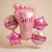 Adorable 'It's a Girl' Foil Balloon - Perfect for Baby Showers