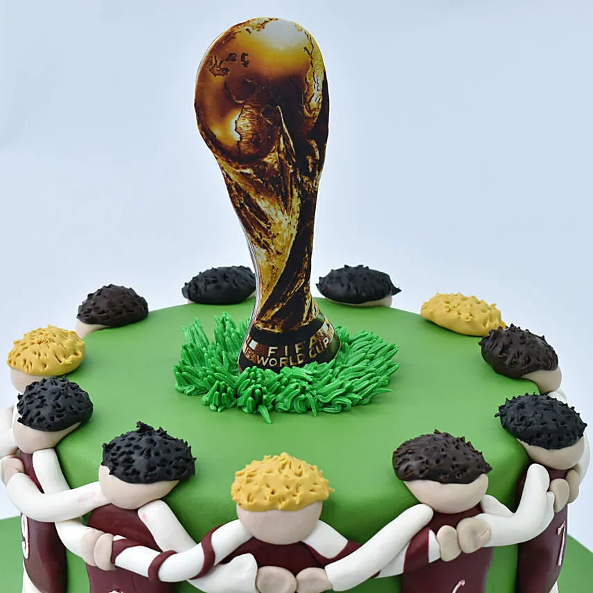 Football Team Designer Chocolate Cake
