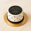 Royal Graduation Congrats Cake