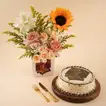 Blessed Hajj Flowers and Cake Gift Set
