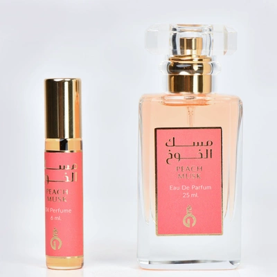 Peach Musk Unisex Fragrance Set - 25ml Eau De Parfum & 6ml Perfume Oil